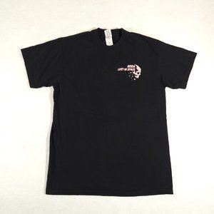 Vintage NRDA "Lust In Space" Black T-Shirt, "Lover on Earth is overrated" Logos